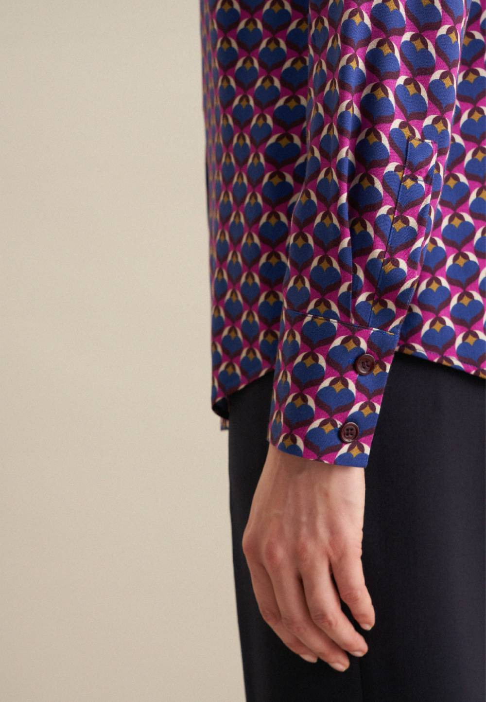 Studio Seidensticker Twill Hemdbluse Kostenloser Versand international