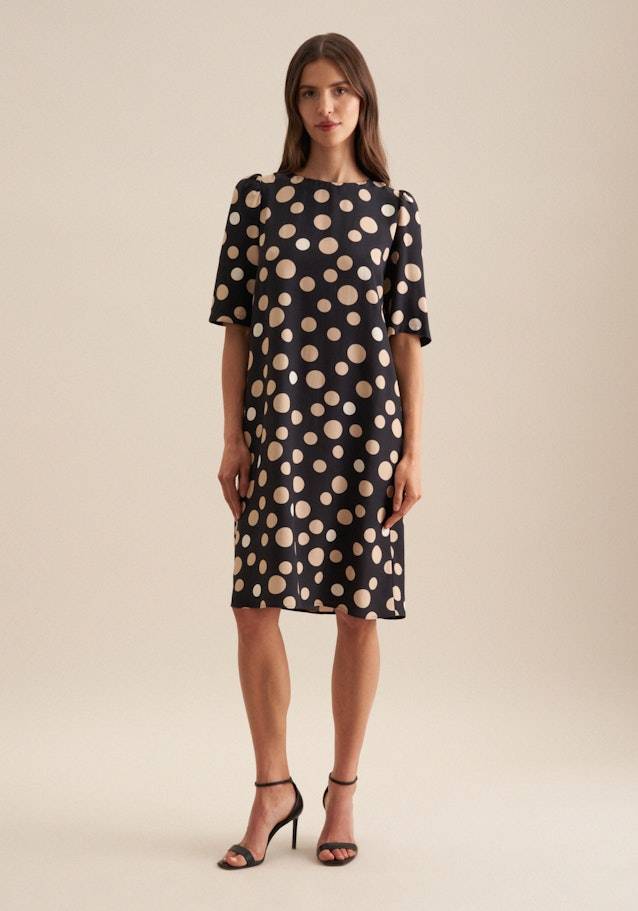 Studio Seidensticker Krepp Midi Kleid 50% Rabatt für begrenzte Zeit