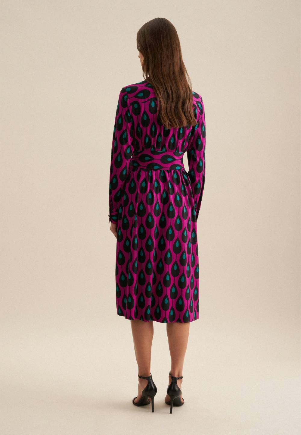 Studio Seidensticker Twill Midi Kleid Rabatte dieses Monats