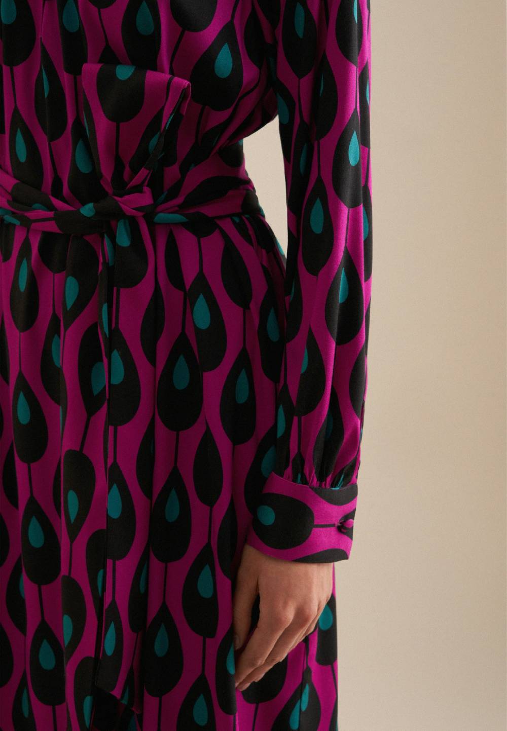 Studio Seidensticker Twill Midi Kleid Rabatte dieses Monats