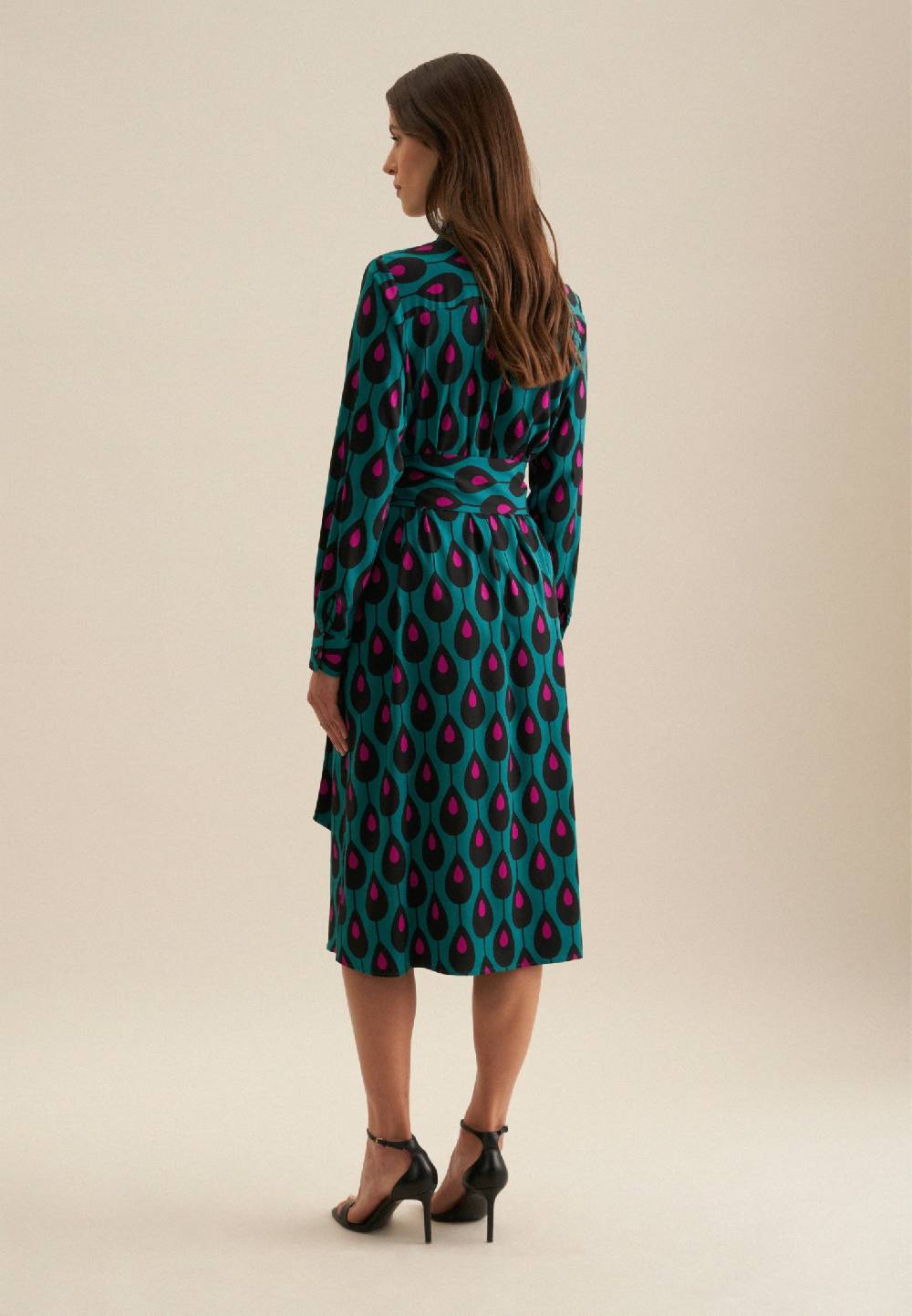 Studio Seidensticker Twill Midi Kleid Clearance-Verkauf