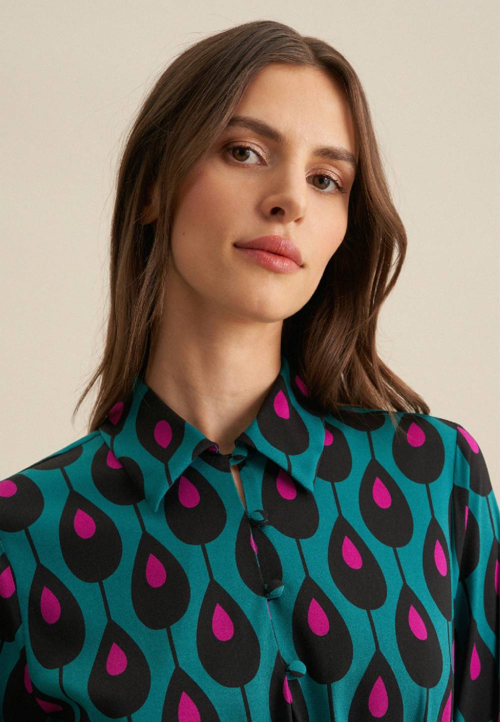 Studio Seidensticker Twill Midi Kleid Clearance-Verkauf