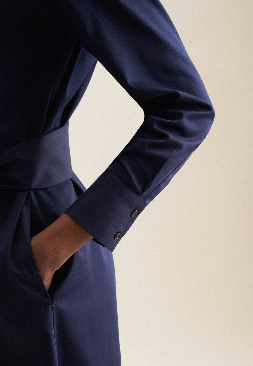 Studio Seidensticker Satin Midi Kleid Im Verkauf
