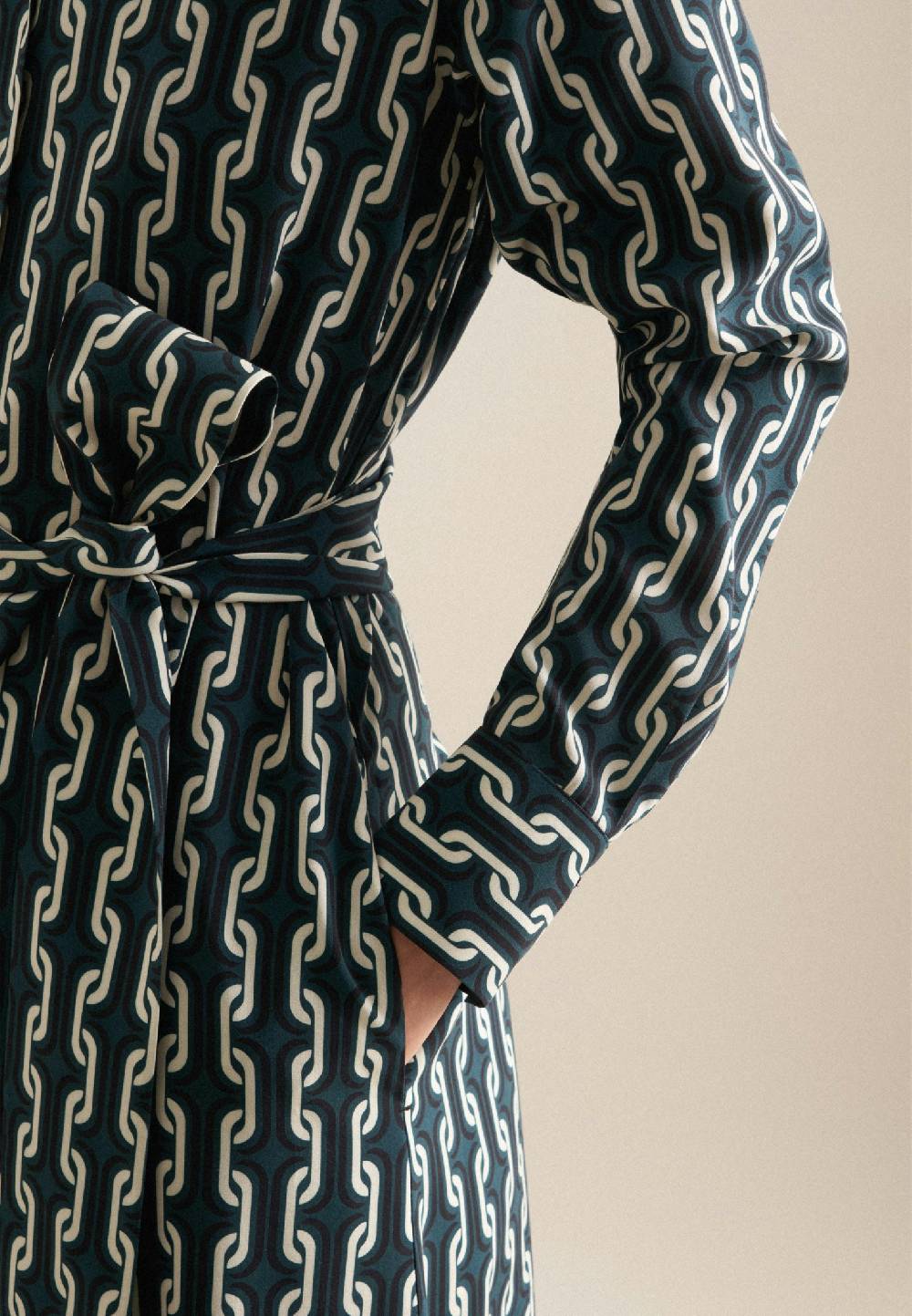 Studio Seidensticker Leinwandbindung Midi Kleid 50% Rabatt für begrenzte Zeit