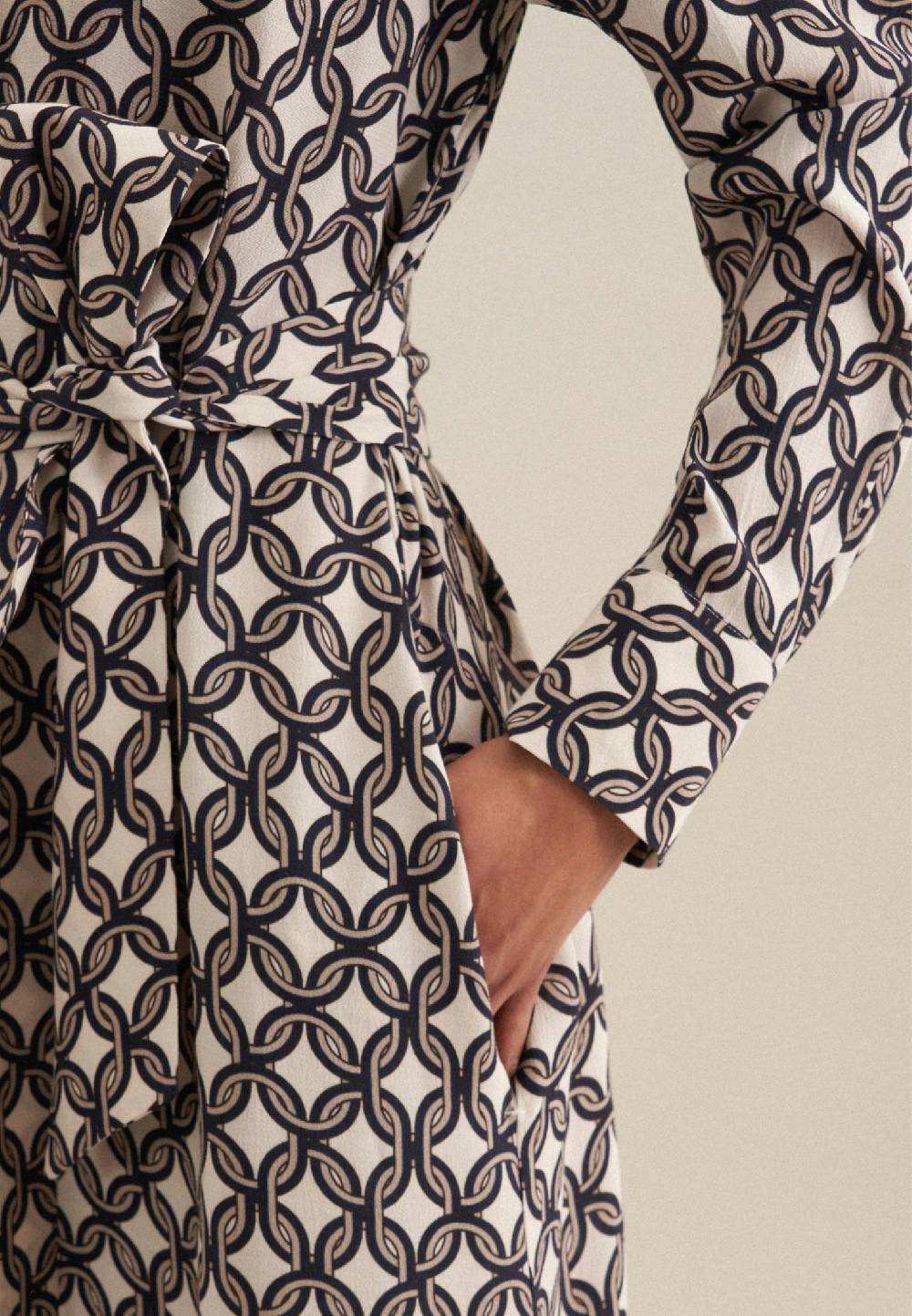 Studio Seidensticker Krepp Midi Kleid Outlet