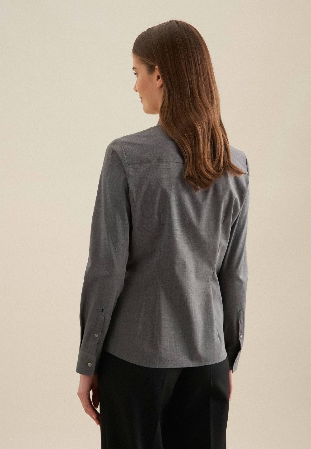 Studio Seidensticker Bügelfreie Fil a fil Hemdbluse Super Sparpreis