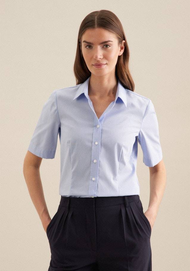 Studio Seidensticker Bügelfreie Kurzarm Fil a fil Hemdbluse Bis zu 60% Rabatt