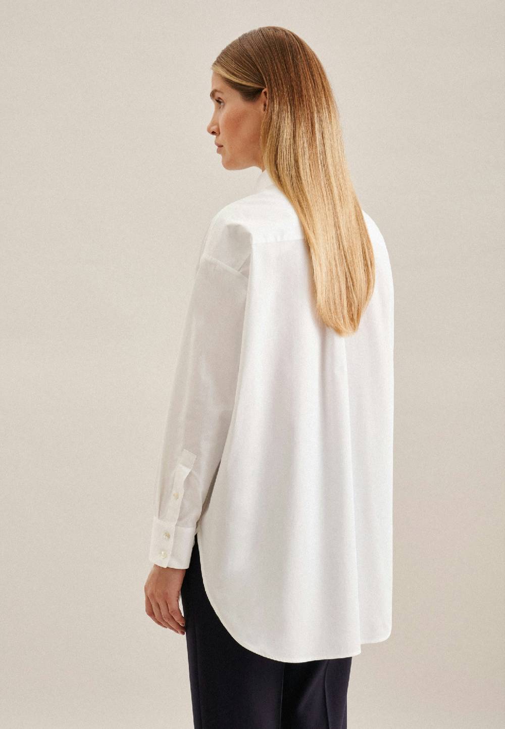 Studio Seidensticker Twill Longbluse Bis zu 55% Rabatt