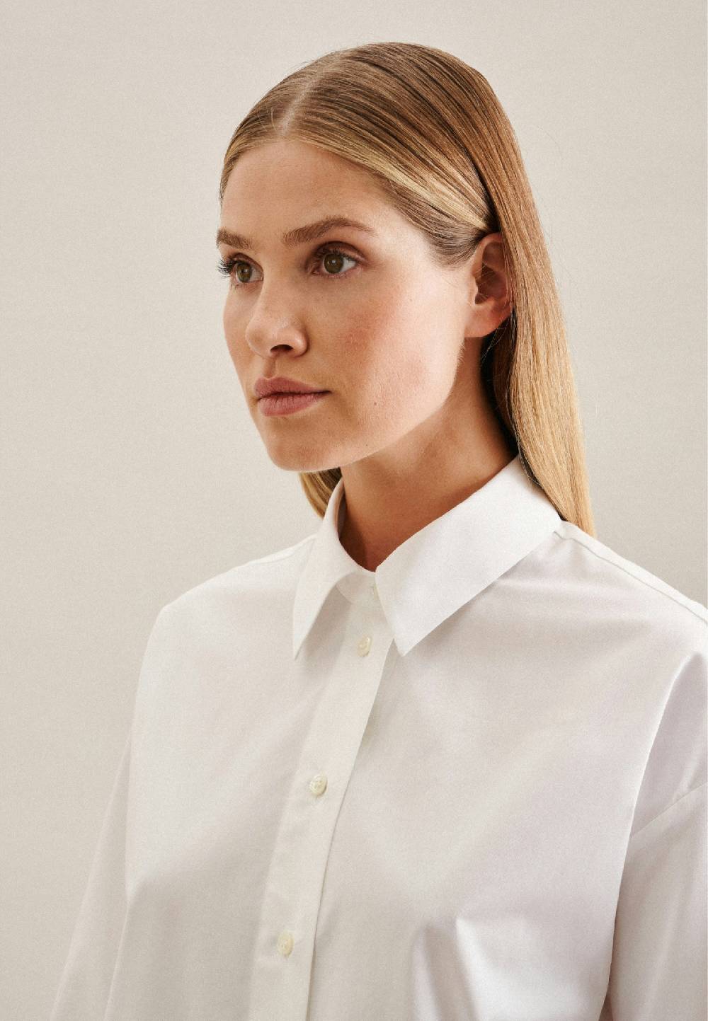 Studio Seidensticker Twill Longbluse Bis zu 55% Rabatt