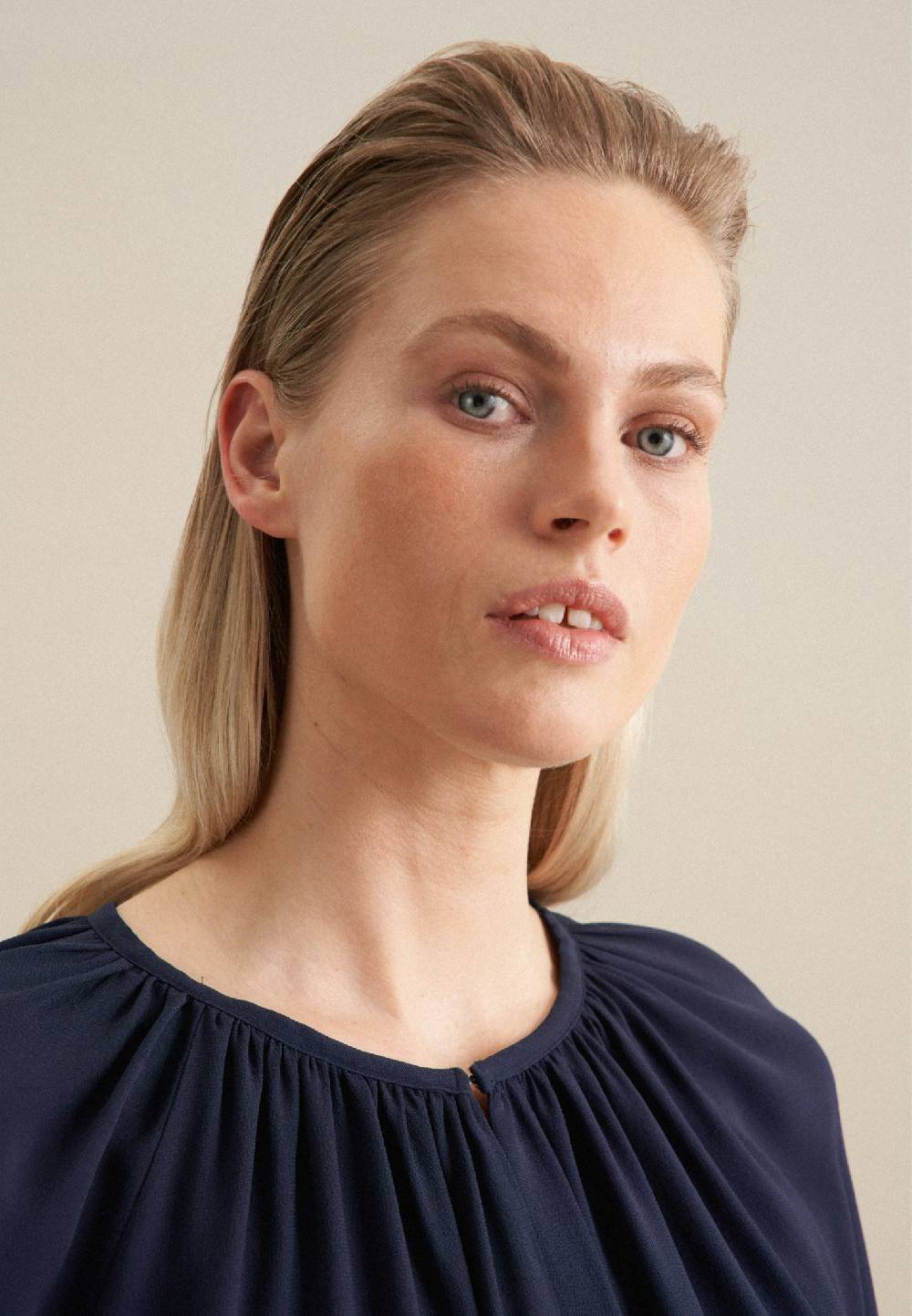 Studio Seidensticker 3/4-Arm Krepp Shirtbluse 50% Rabatt mit kostenlosem Versand