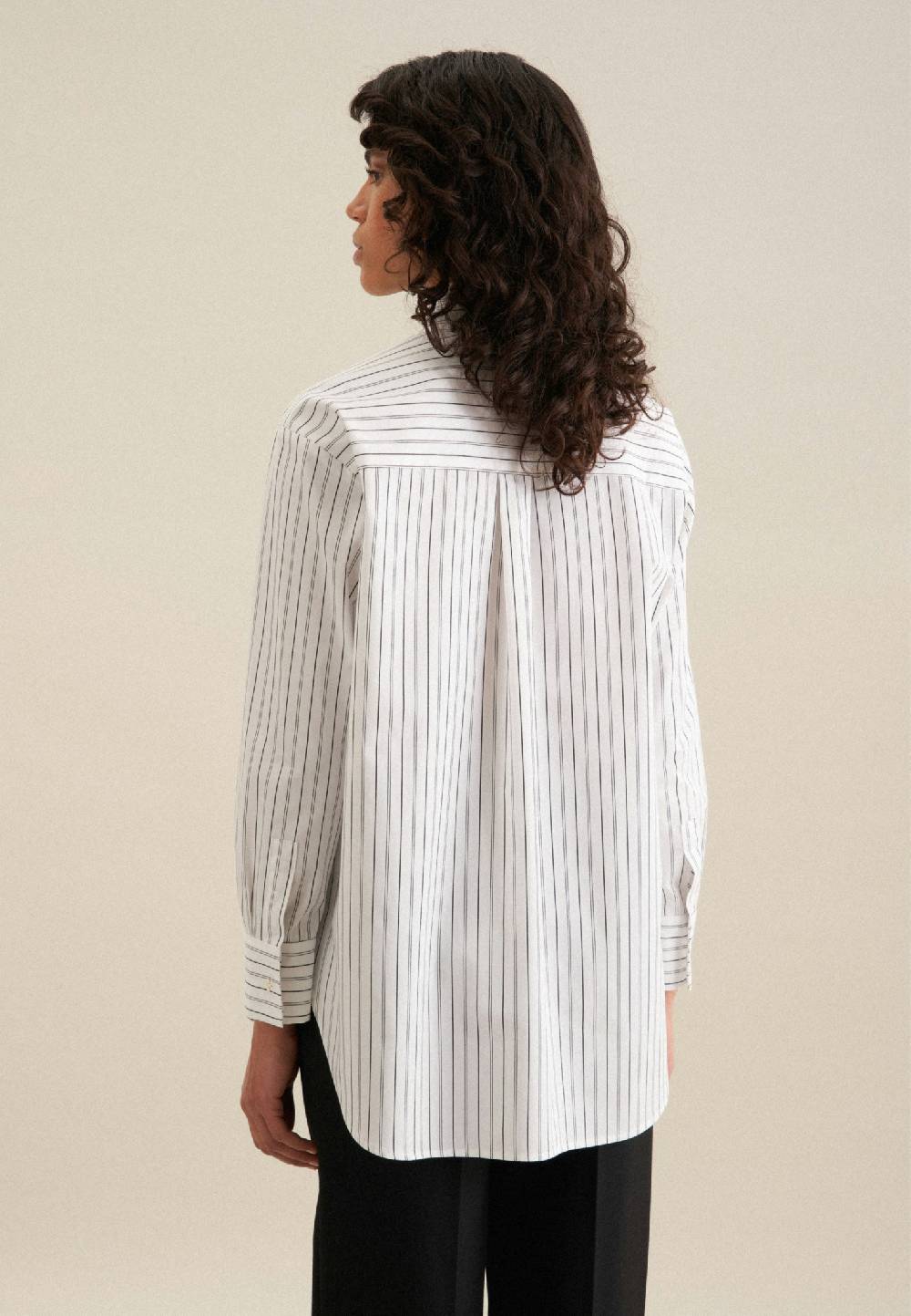 Studio Seidensticker Twill Longbluse Clearance-Verkauf