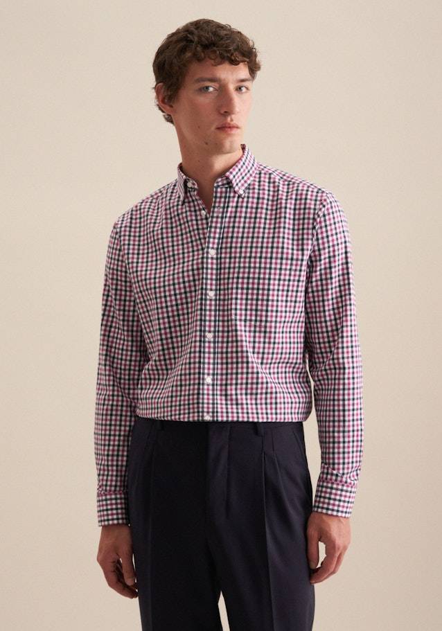 Studio Seidensticker Flanell Flanellhemd in Comfort mit Button-Down-Kragen Online