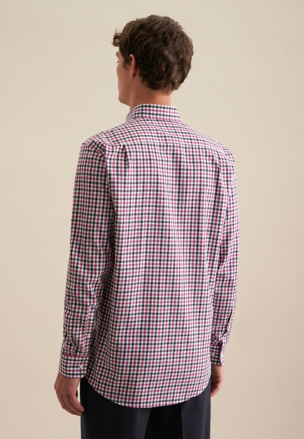 Studio Seidensticker Flanell Flanellhemd in Comfort mit Button-Down-Kragen Online