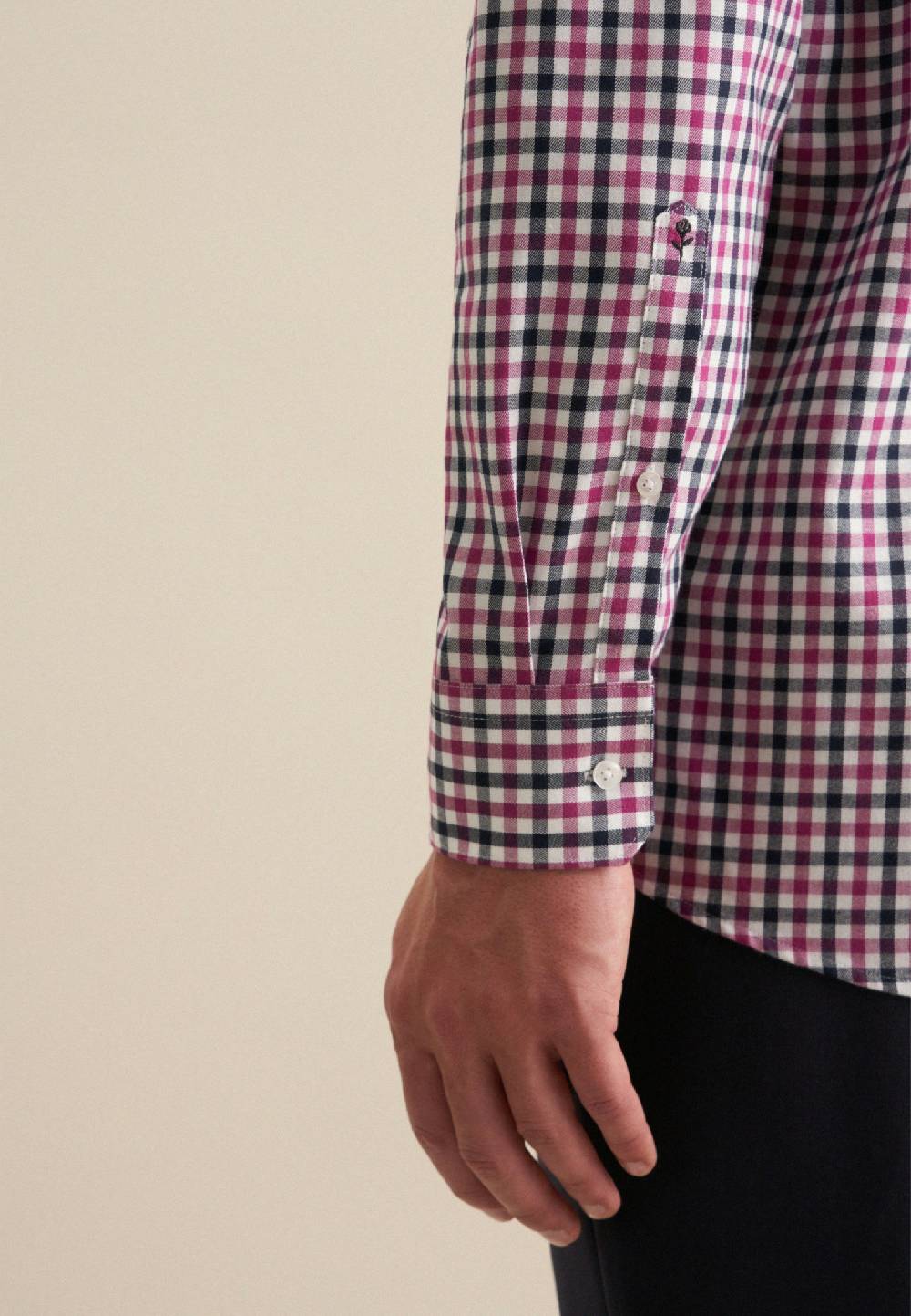 Studio Seidensticker Flanell Flanellhemd in Comfort mit Button-Down-Kragen Online