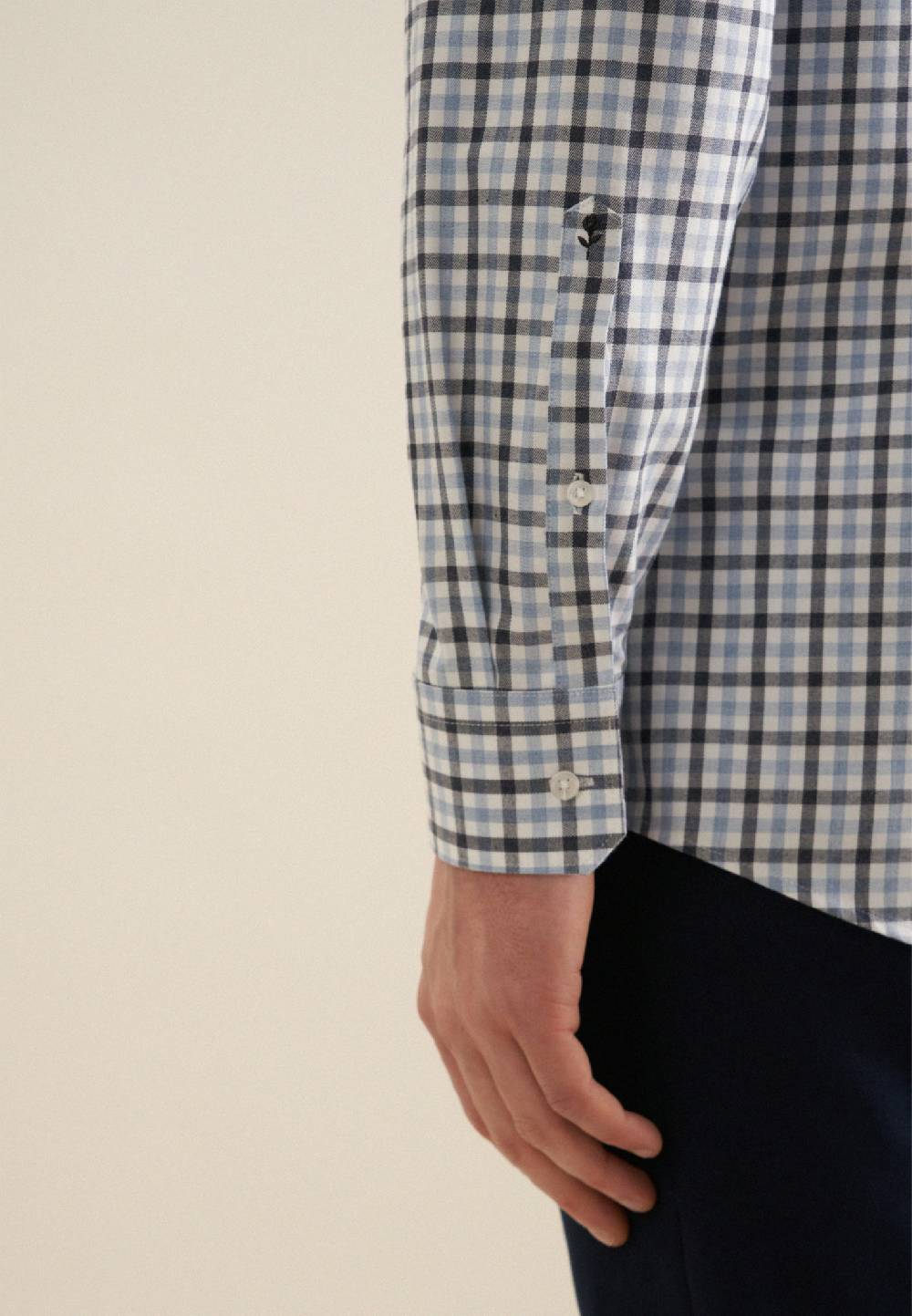 Studio Seidensticker Flanell Flanellhemd in Comfort mit Button-Down-Kragen Outlet