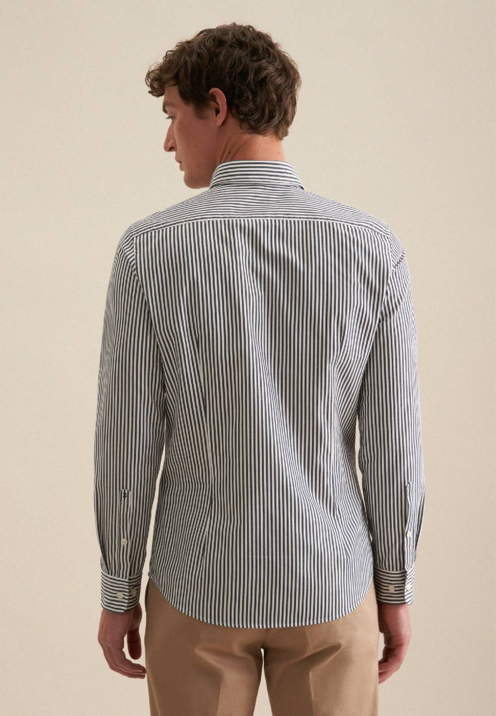 Studio Seidensticker Twill Casual Hemd in Slim mit Button-Down-Kragen Auslauf