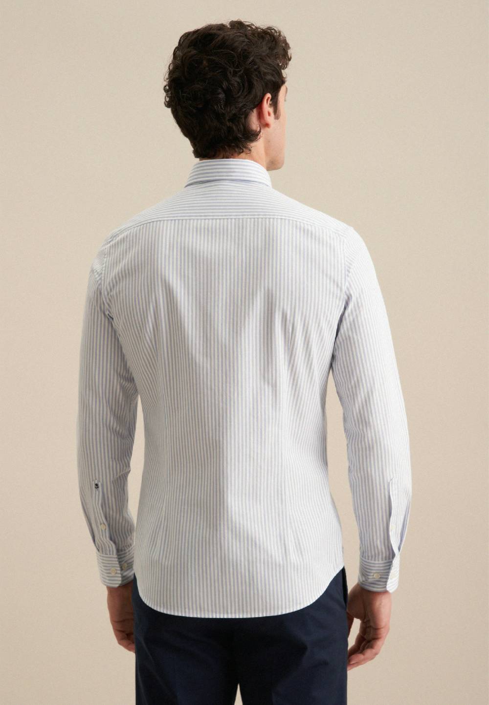 Studio Seidensticker Twill Casual Hemd in Slim mit Button-Down-Kragen Verkauf