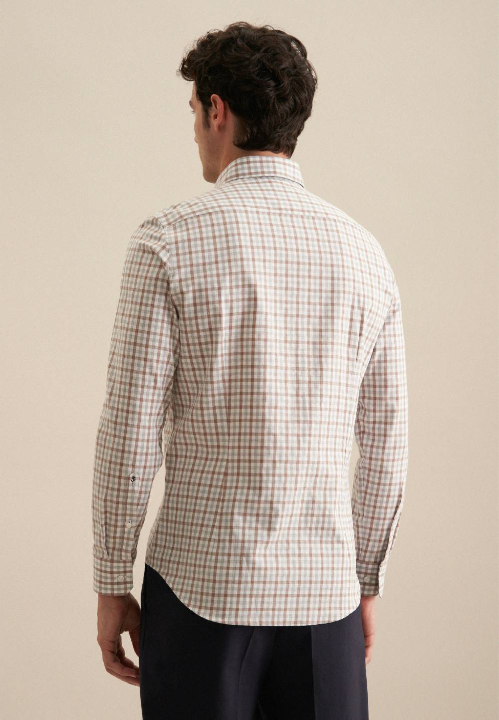 Studio Seidensticker Flanell Flanellhemd in Regular mit Button-Down-Kragen Kostenloser Versand
