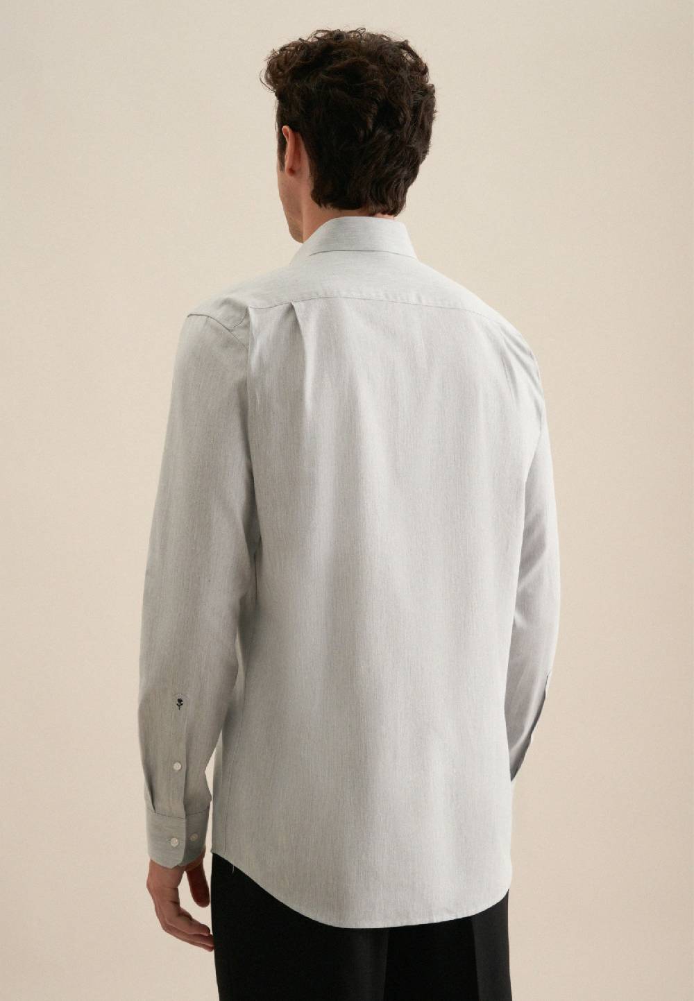 Studio Seidensticker Flanell Flanellhemd in Regular mit Kentkragen Fabrik Onlineshop