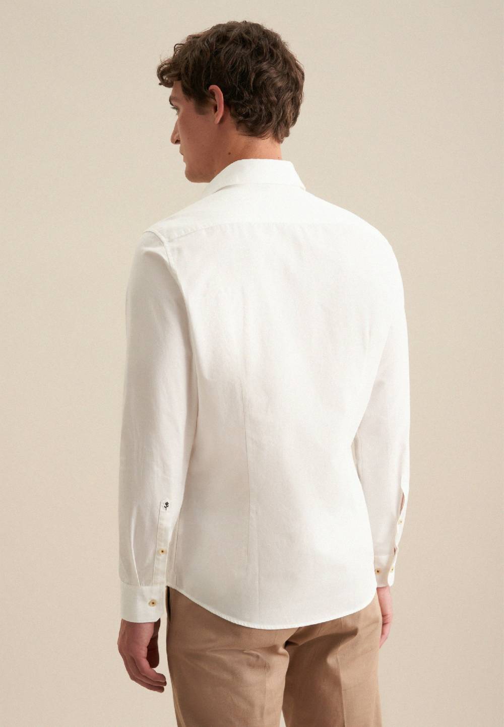 Studio Seidensticker Twill Casual Hemd in Slim mit Kentkragen Flash Sale