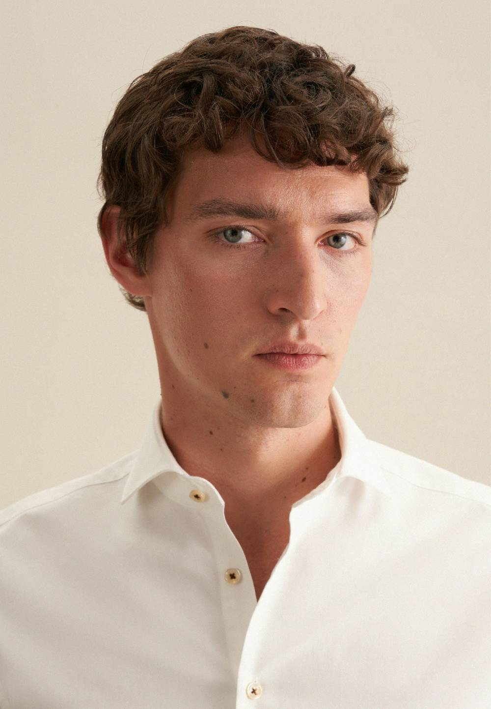 Studio Seidensticker Twill Casual Hemd in Slim mit Kentkragen Flash Sale