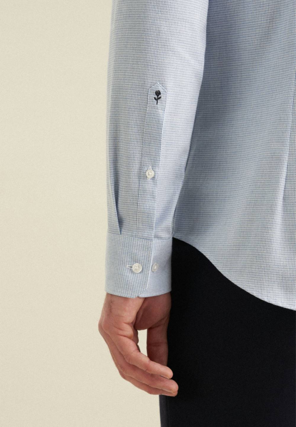 Studio Seidensticker Flanell Flanellhemd in Slim mit Kentkragen Black Friday