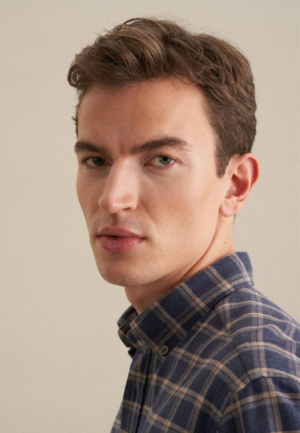 Studio Seidensticker Flanell Casual Hemd in Regular mit Button-Down-Kragen Weihnachtsangebot