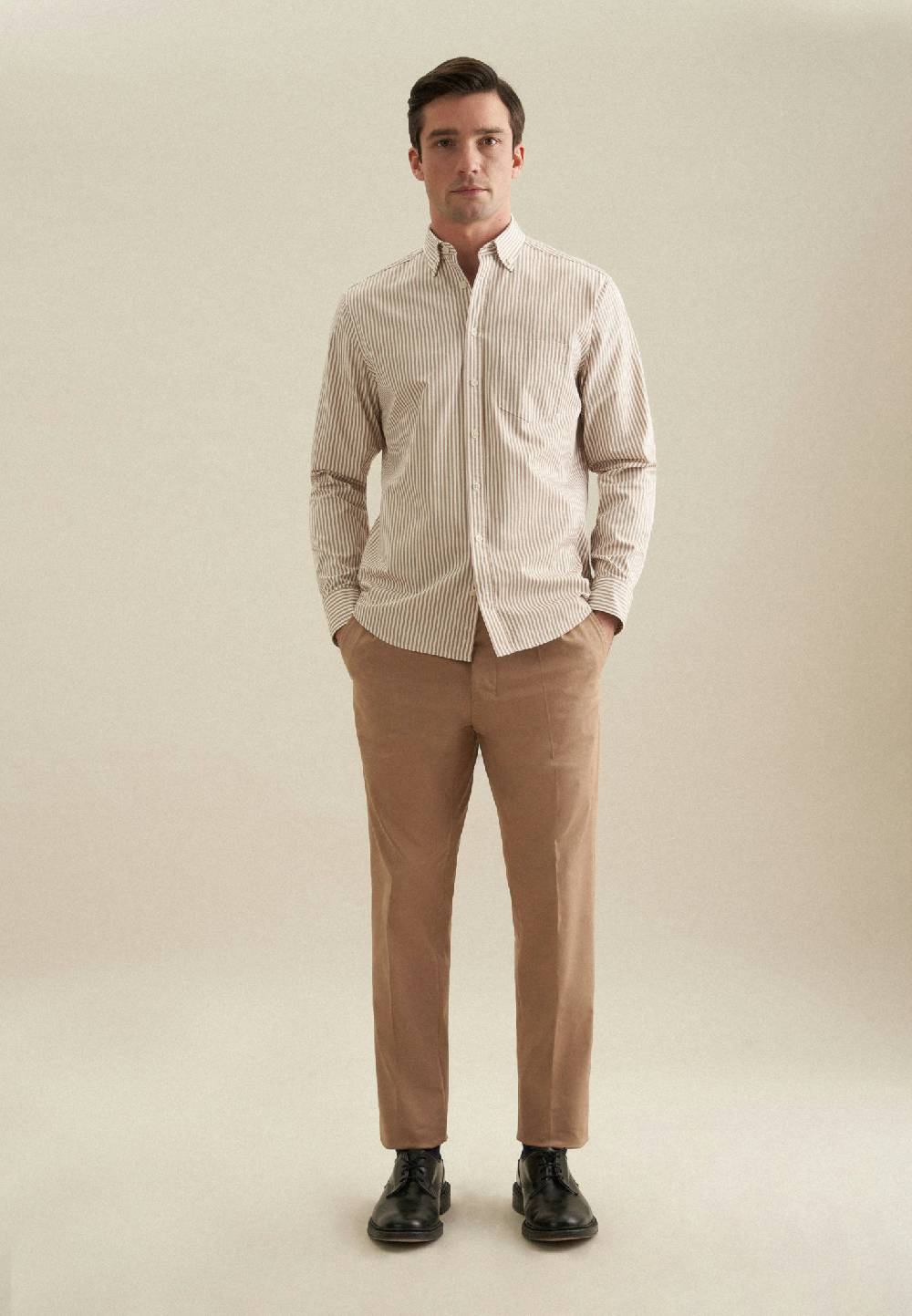 Studio Seidensticker Twill Casual Hemd in Regular mit Button-Down-Kragen Osterangebot
