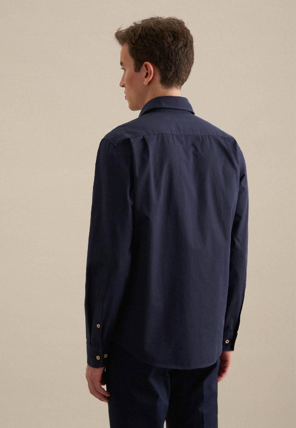 Studio Seidensticker Twill Casual Hemd in Regular mit Kentkragen Muttertagsangebot