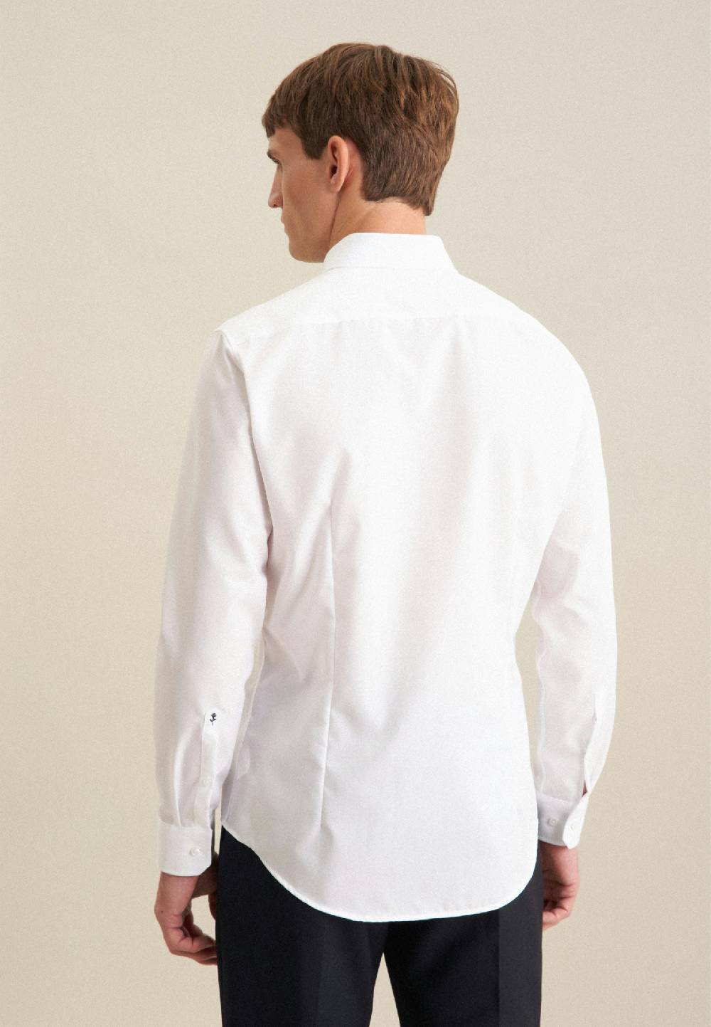 Studio Seidensticker Bügelfreies Popeline Business Hemd in Slim mit Button-Down-Kragen Begrenzte Freigabe