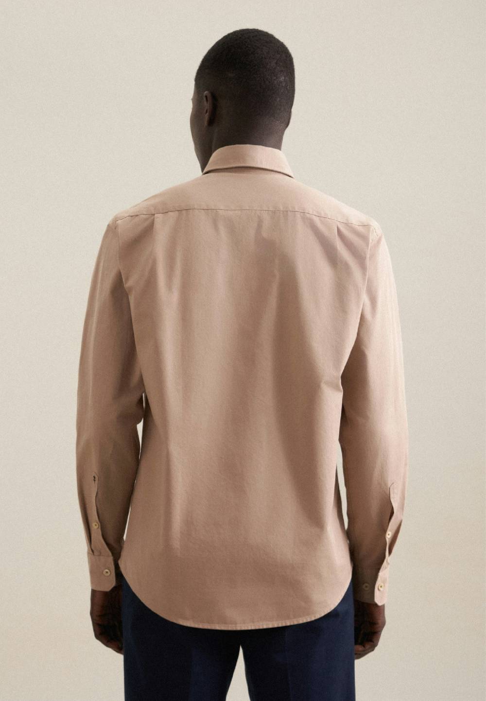 Studio Seidensticker Twill Casual Hemd in Regular mit Kentkragen Sonderangebot der Fabrik