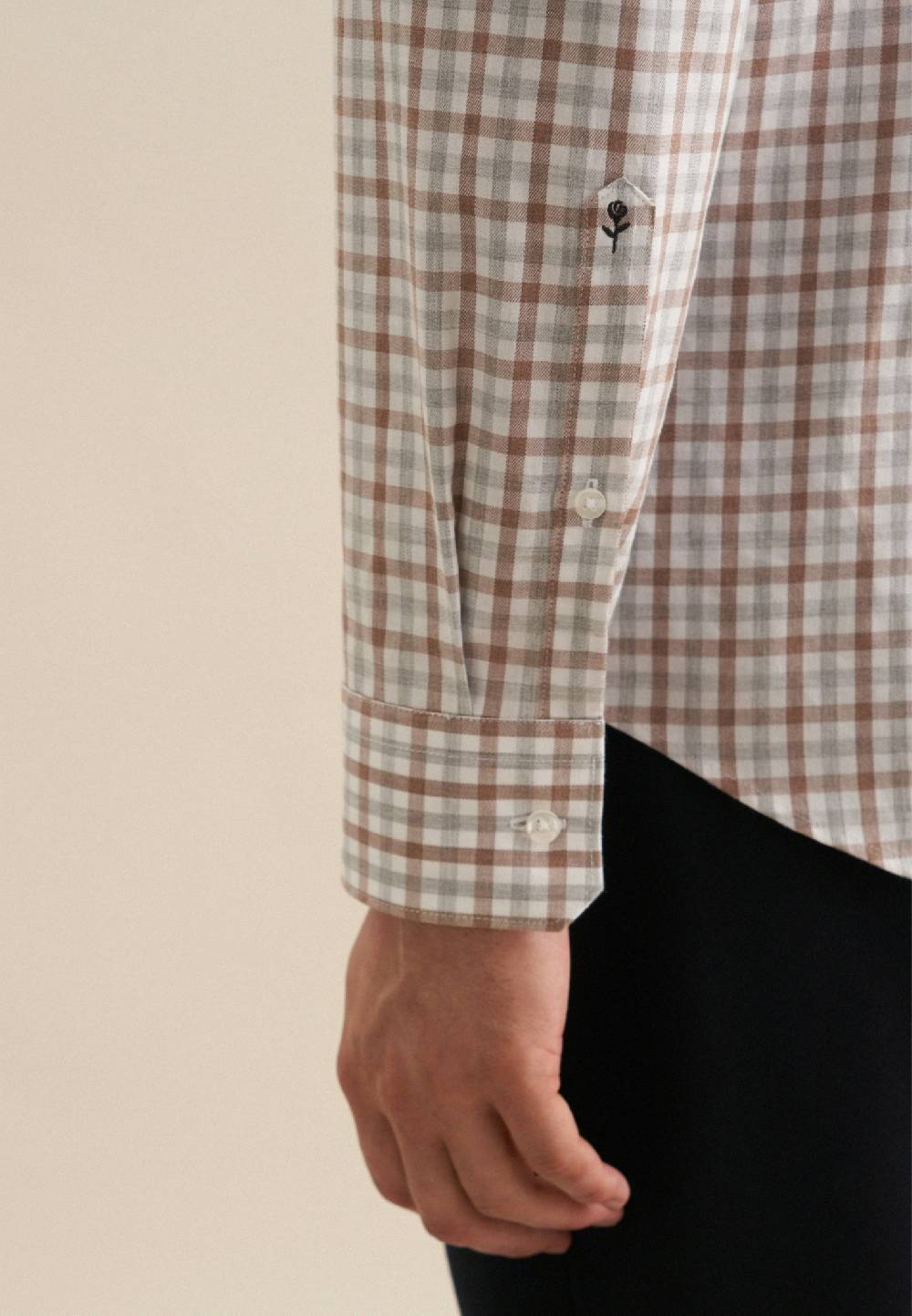 Studio Seidensticker Flanell Flanellhemd in Shaped mit Button-Down-Kragen Bis zu 55% Rabatt