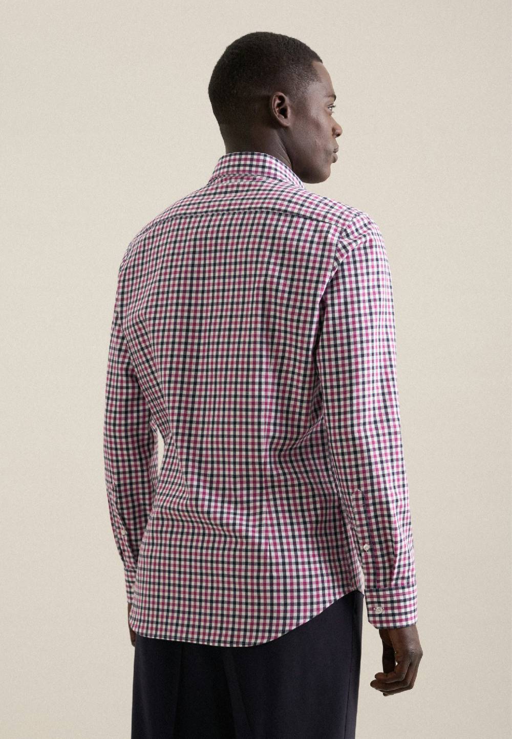 Studio Seidensticker Flanell Flanellhemd in Slim mit Button-Down-Kragen Fabrikladen