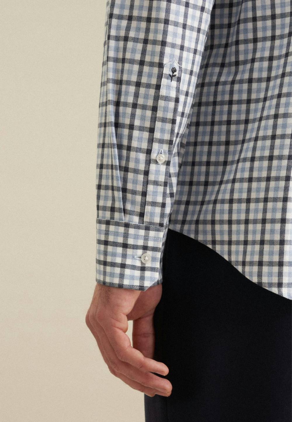 Studio Seidensticker Flanell Flanellhemd in Slim mit Button-Down-Kragen Speichern exportieren