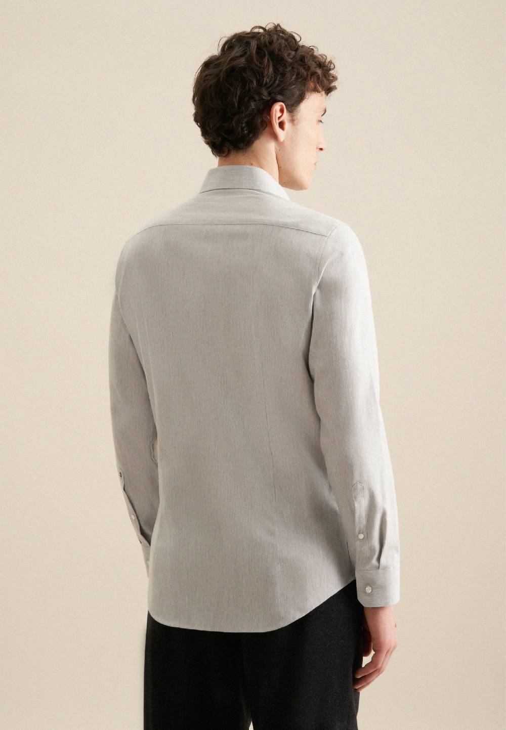 Studio Seidensticker Flanell Flanellhemd in Slim mit Kentkragen Im Verkauf