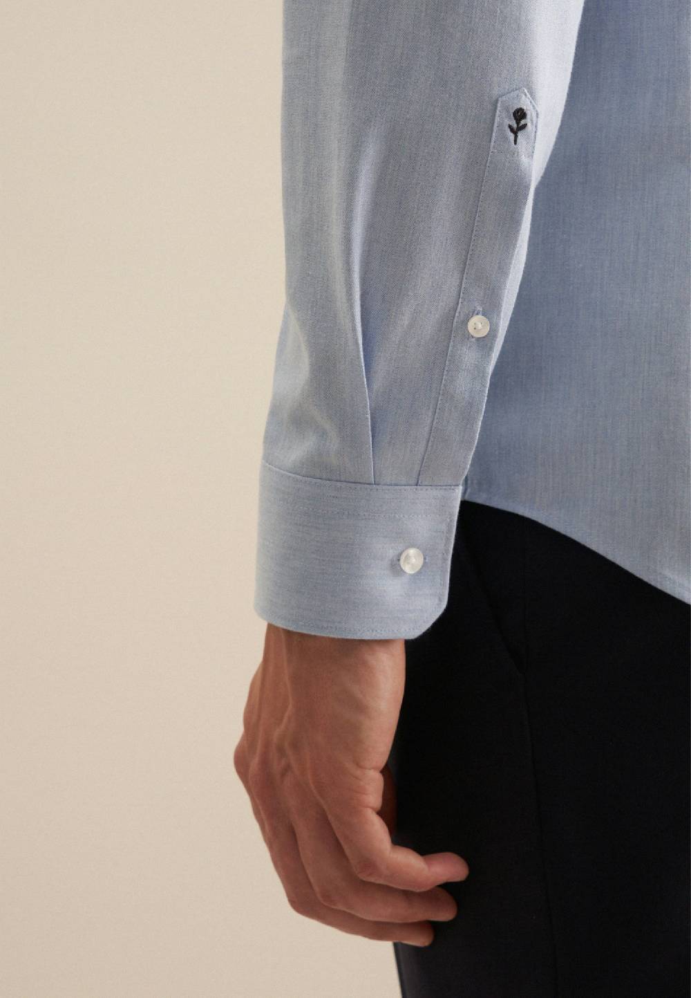 Studio Seidensticker Flanell Flanellhemd in Slim mit Kentkragen 50% Rabatt für begrenzte Zeit