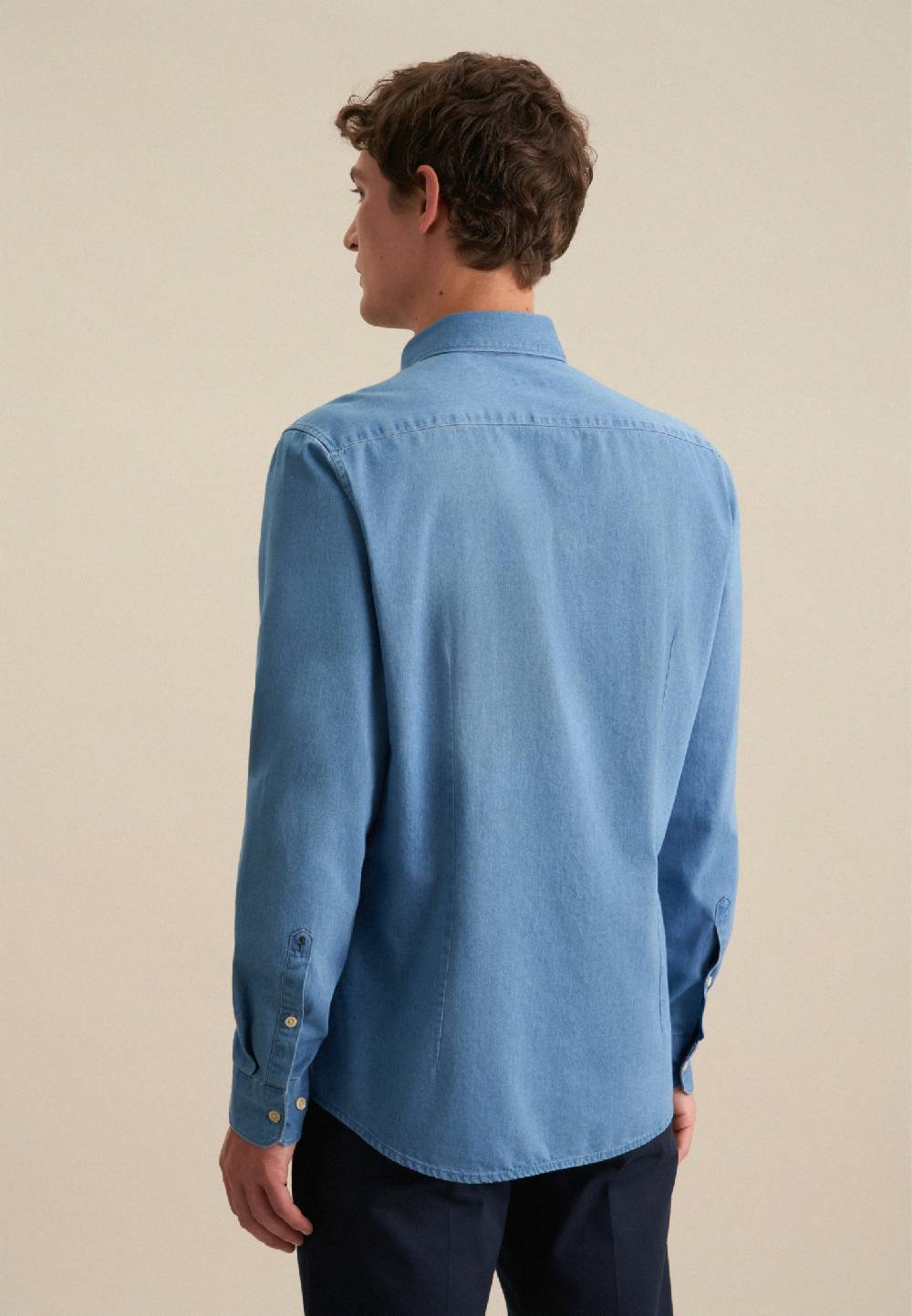 Studio Seidensticker Denim Casual Hemd in Slim mit Button-Down-Kragen Versandkostenfrei