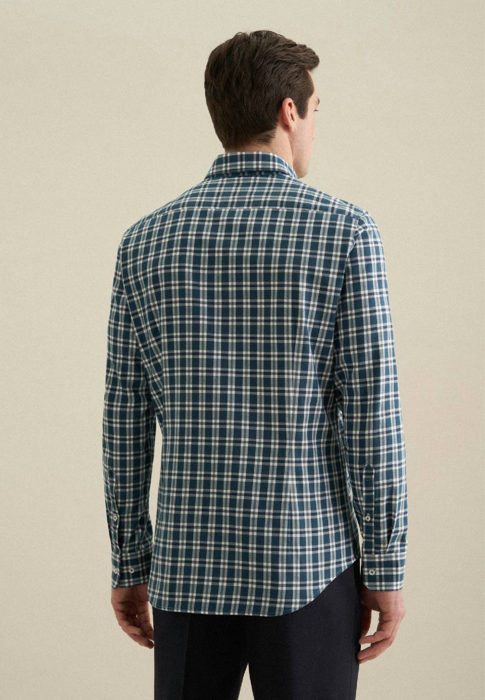 Studio Seidensticker Flanell Flanellhemd in Slim mit Button-Down-Kragen Heißer Verkauf