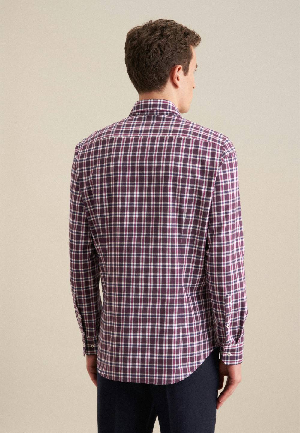 Studio Seidensticker Flanell Flanellhemd in Slim mit Button-Down-Kragen Tiefpreis