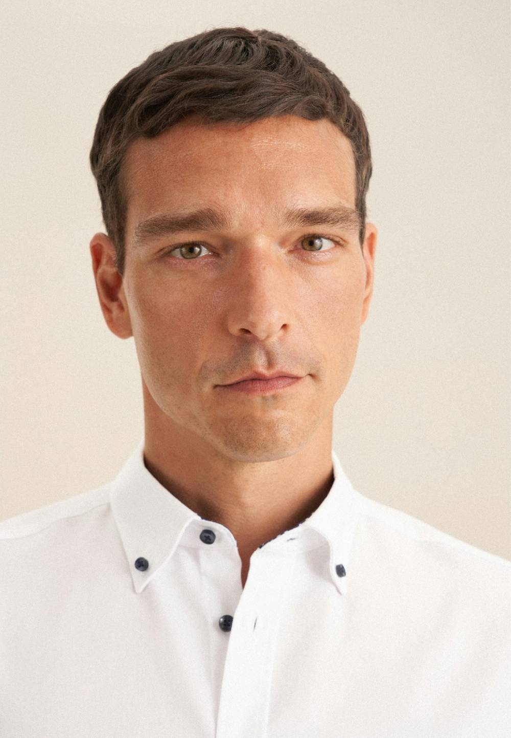 Studio Seidensticker Bügelfreies Twill Business Hemd in Regular mit Button-Down-Kragen Sonderangebot