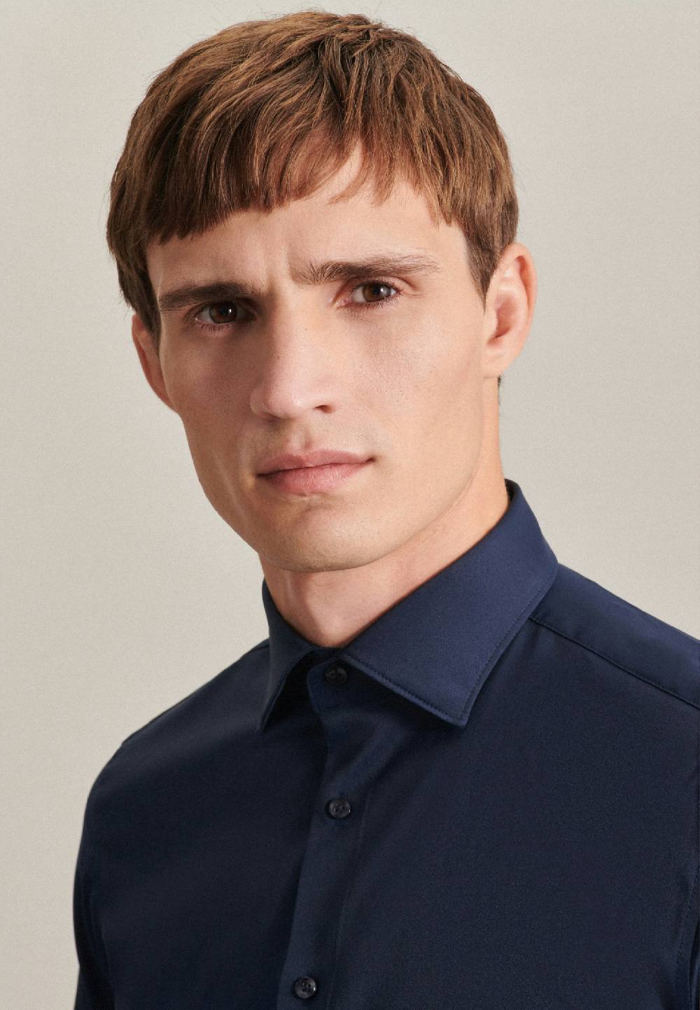 Studio Seidensticker Twill Performance-Hemd in Slim mit Kentkragen Flash Sale