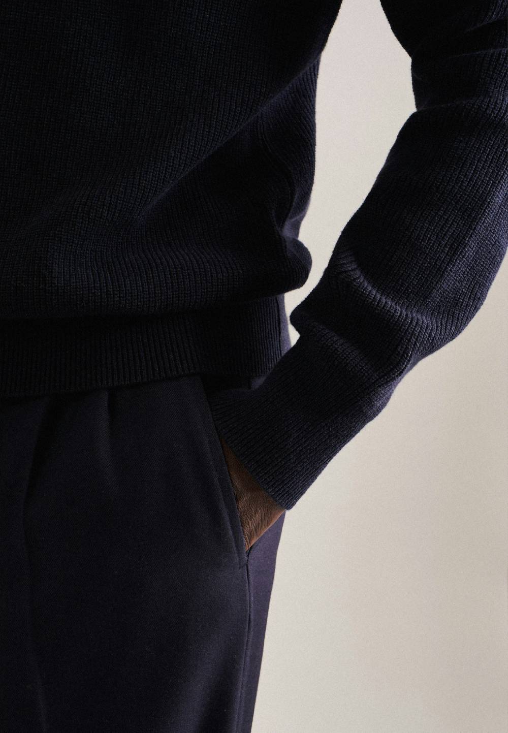 Studio Seidensticker Stehkragen Pullover Gerader Schnitt (Normal-Fit) VIP-Rabatte