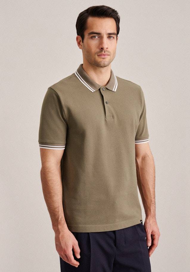 Studio Seidensticker Kragen Polo-Shirt Gerader Schnitt (Normal-Fit) Tiefpreis