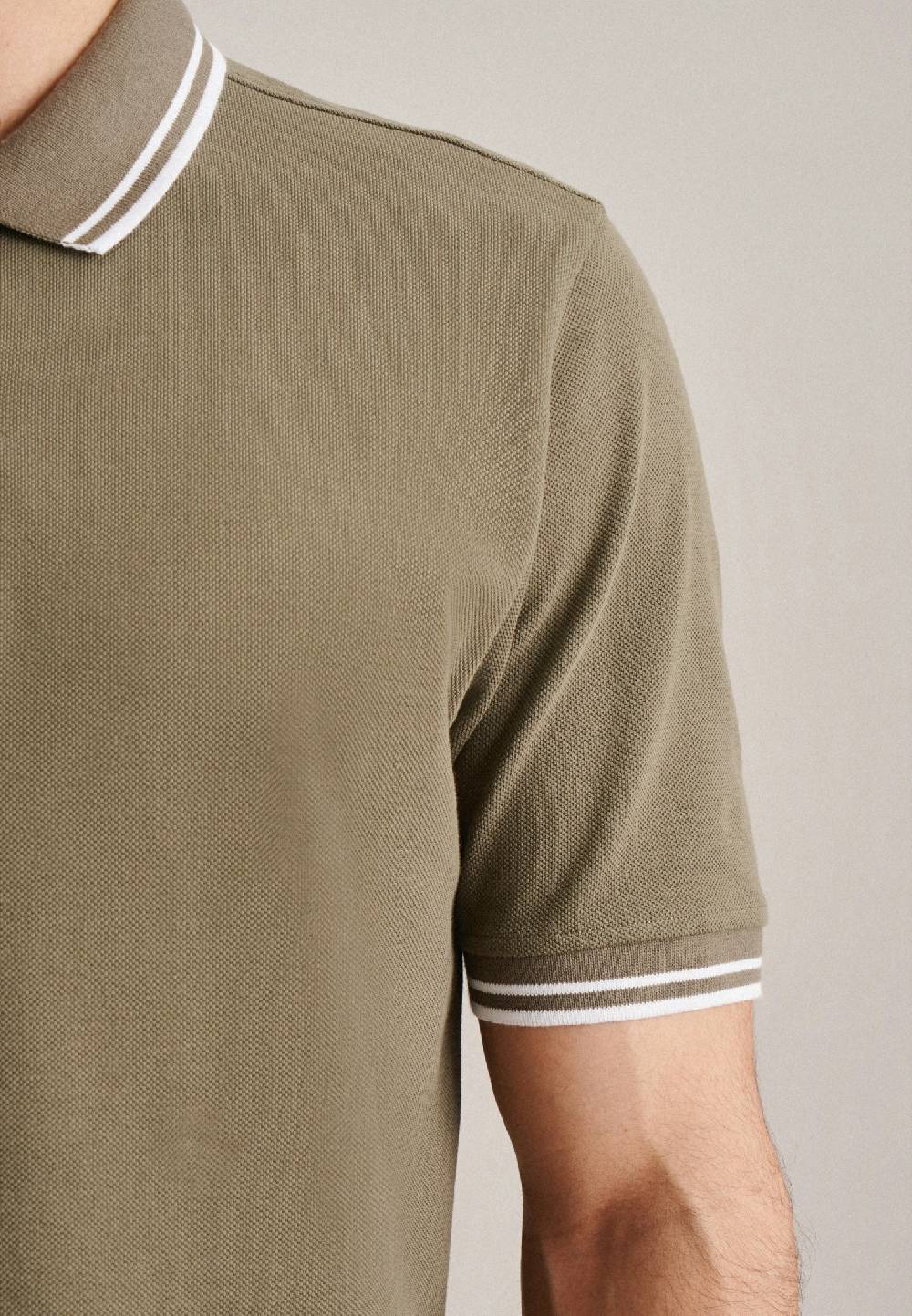 Studio Seidensticker Kragen Polo-Shirt Gerader Schnitt (Normal-Fit) Tiefpreis
