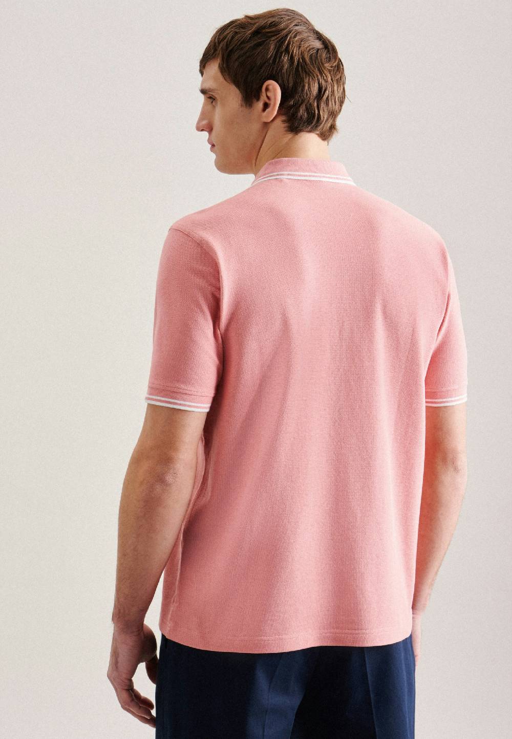 Studio Seidensticker Kragen Polo-Shirt Gerader Schnitt (Normal-Fit) Super Sparpreis