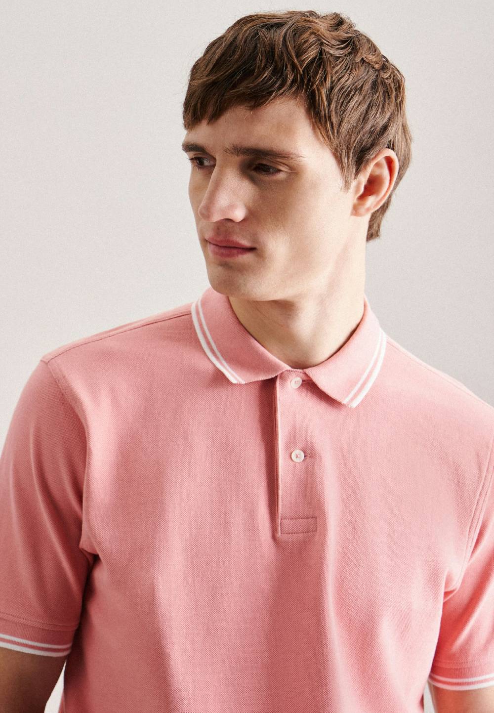 Studio Seidensticker Kragen Polo-Shirt Gerader Schnitt (Normal-Fit) Super Sparpreis