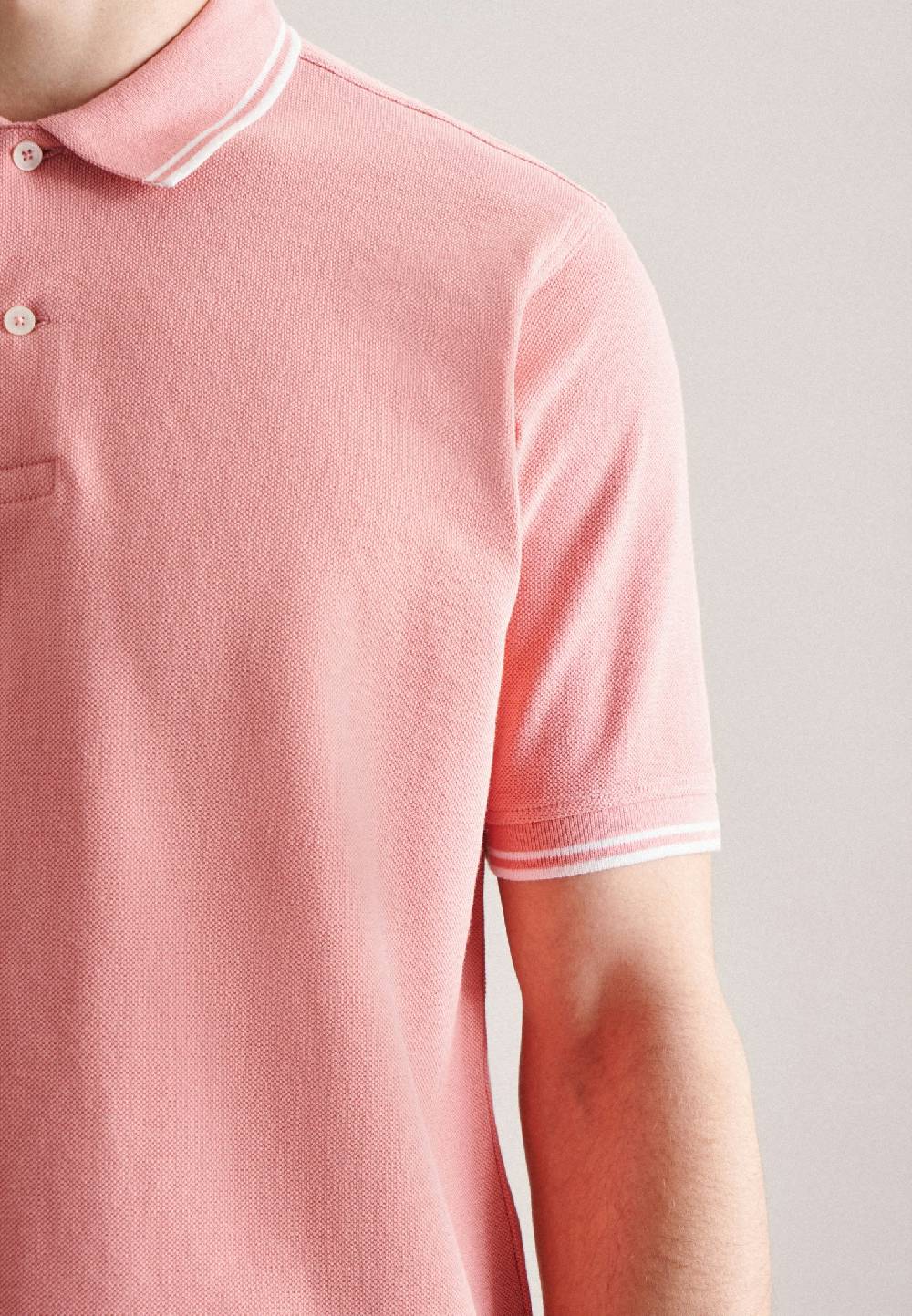 Studio Seidensticker Kragen Polo-Shirt Gerader Schnitt (Normal-Fit) Super Sparpreis