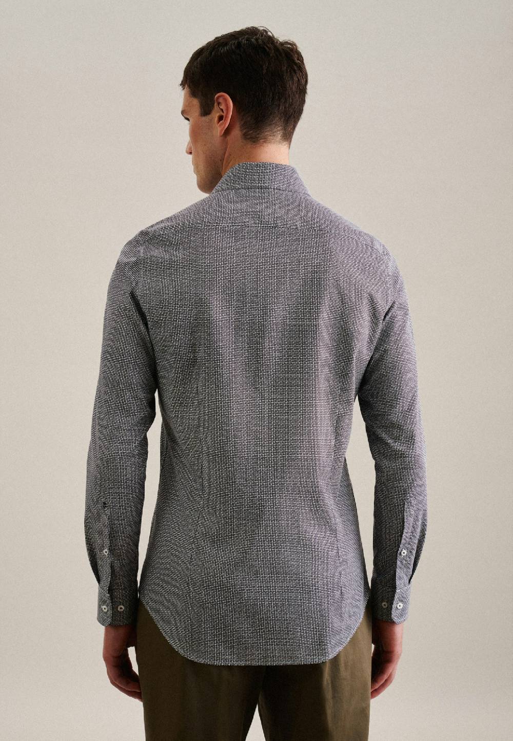 Studio Seidensticker Twill Business Hemd in X-Slim mit Kentkragen im Angebot