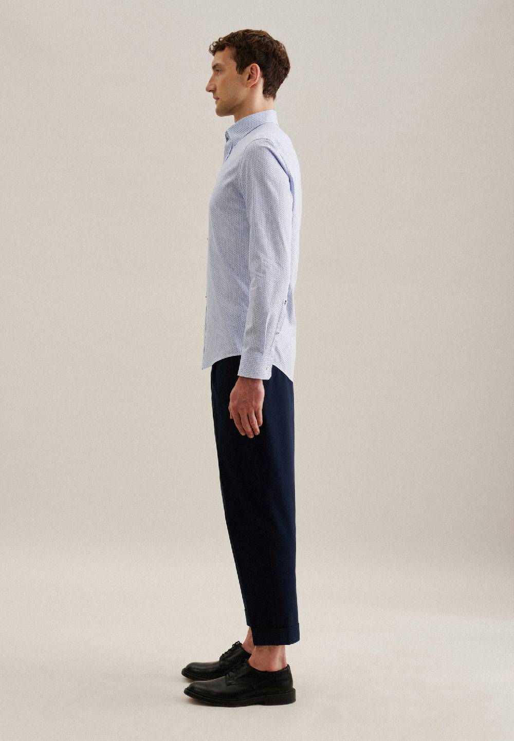 Studio Seidensticker Twill Business Hemd in Slim mit Covered-Button-Down-Kragen Jubiläumsangebot