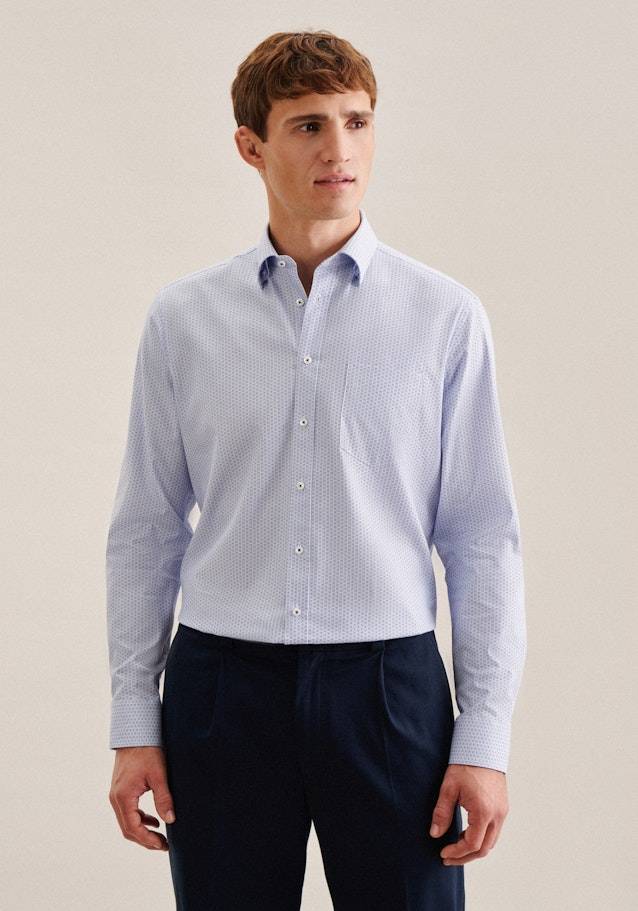 Studio Seidensticker Twill Business Hemd in Regular mit Covered-Button-Down-Kragen Riesige Ersparnisse